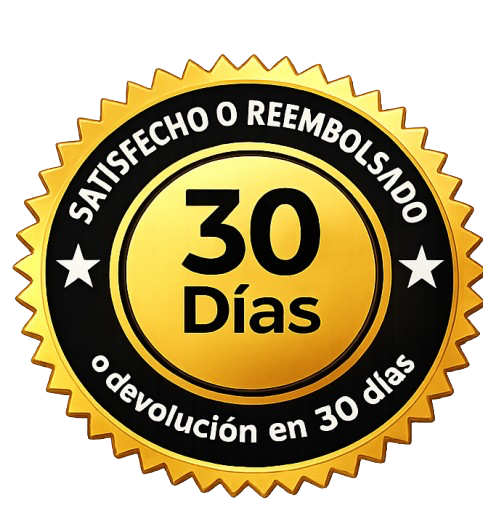 Garantía de devolución de dinero de 30 días